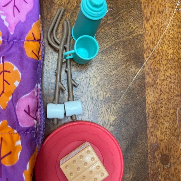 american girl sleeping bag pillow smores - Picture 3 of 4